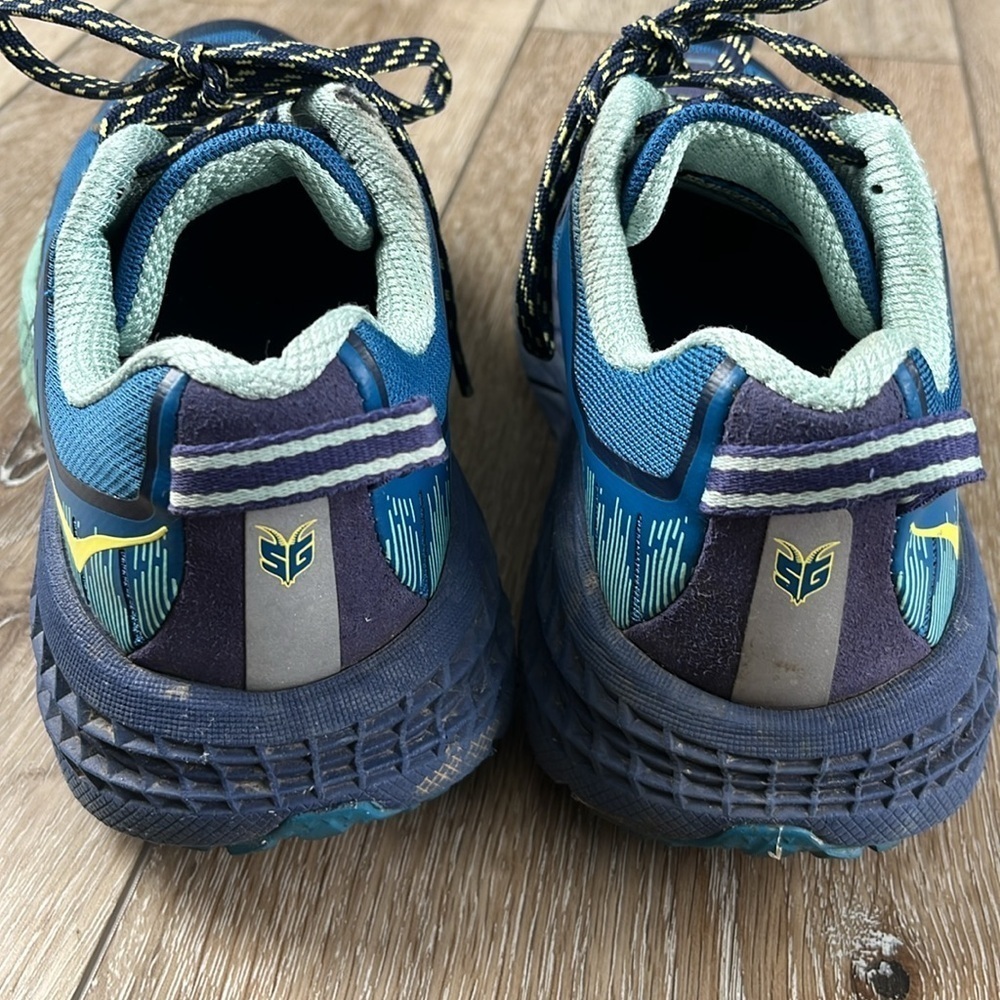Hoka One One Speedgoat 3 Women's Blue Athletic Shoe Tennis Shoe - Picture 5 of 11